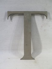 T ANCIENNE LETTRE ENSEIGNE DE MAGASIN BOUTIQUE EN LAITON DECORATION EPOQUE 1940