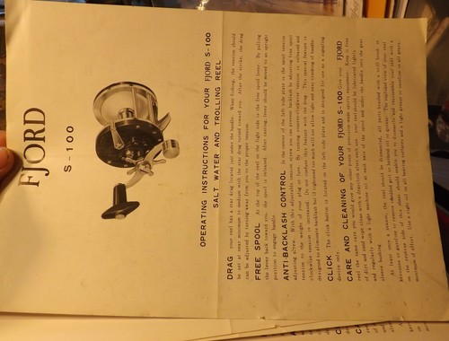 Vintage fjord 100 trolling - fjord, s-100