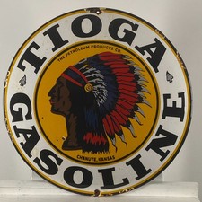 Plaque émaillée Tioga