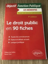 LIVRE LE DROIT PUBLIC EN 90