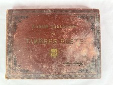 ALBUM DE TIMBRES ANCIENS VERS 1920 A APPRECIER ALBUM ILLUSTRE ARTHUR MAURY