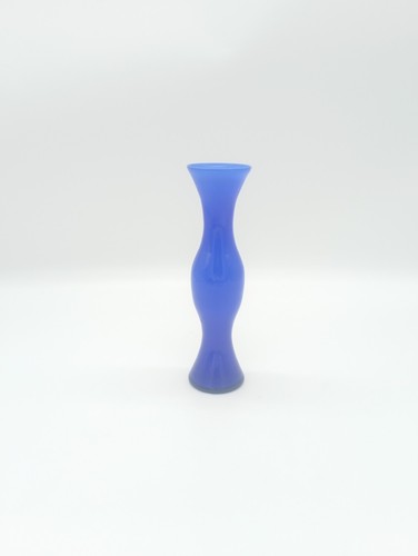 Vase bleu annelé hooped - vase,