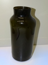 *BOCAL A TRUFFES VERRE Soufflé XVIIIe couleur VERT Foncé COLLECTION CUISINE  D