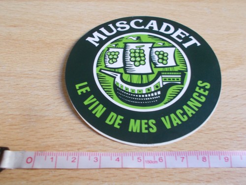 Autocollant muscadet vin de - muscadet, le