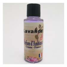 Extrait parfum ambiance de Grasse pour la maison LAVANDE. Diffuseur intérieur.