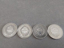 4 pièces de 50fr Hercule