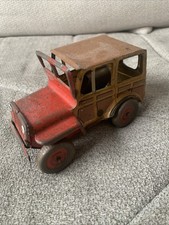 JEEP WILLYS Canadienne 1er jouet en tôle fabriqué par JOYAX Marseille. Rare 4x4