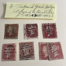 Timbres de Grande Bretagne À l’effigie de la Reine Victoria 1841-1864…