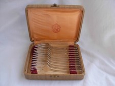 APOLLO,FRENCH SILVERPLATE PASTRY FORK,12 PIECES