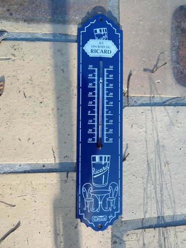 Thermometer enamelled 30cm - thermometer,