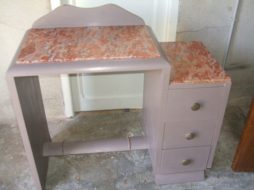 Table toilette ancienne - table, en