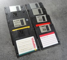 Lot de 8 Disquettes Floppy Disk 3.5 '' - 2 HD - 1.44 MB