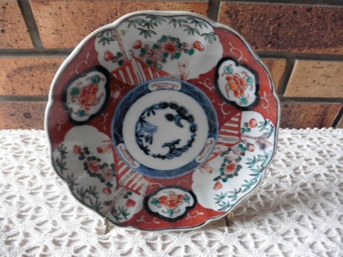 Faience asiatique imari plat - asiatique,