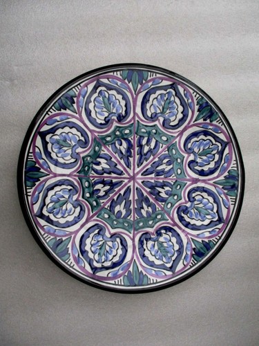 Grand plat rond plat