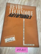 Camion Fiat 626 Hillman Minx manuel Revue Technique Automobile RTA 1950