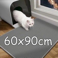 Tapis de litière chat double