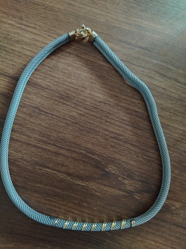 Collier ras cou 18 - de, or