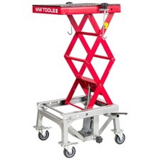Lève-moto hydraulique mobile 135 kg 345 à 870 mm pour motos, MSB135