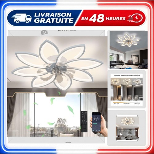 Ventilateur plafond led 66w - de,