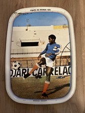 RARE PLATEAU COUPE DU MONDE 1978 Marius Tresor