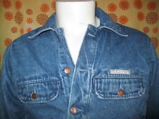 Vintage 90s Ancienne VESTE en BLUE JEAN LA POSTE TS? Facteur Postier PTT