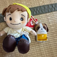 Poupée Alps Girl Heidi Peter et porte-clés Josef sac plastique vintage...