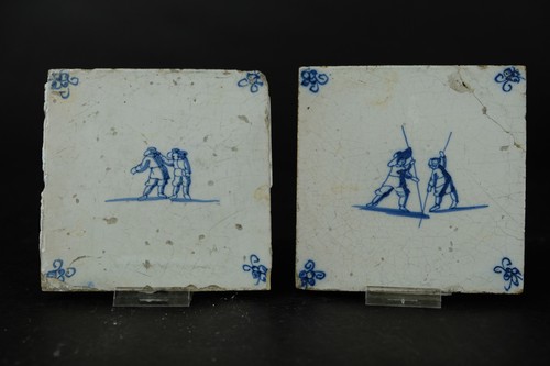 Anciens carreaux hollandais - 2,
