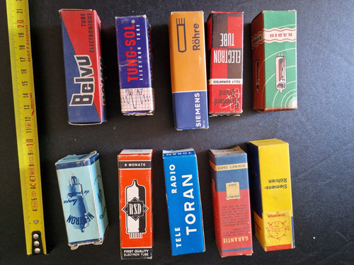 Ampoules poste radio - 10, tsf