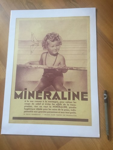 Publicité ancienne prête - ancienne, À