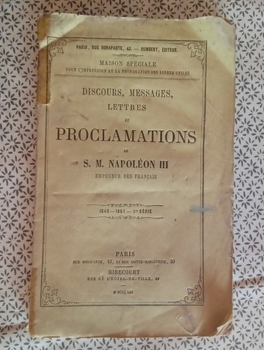 Discours messages lettres - messages,