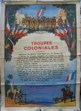 AFF3009 - AFFICHE TROUPES COLONIALES 1923 par Pierre Noury
