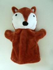 36. DOUDOUPLAT MARIONNETTE ZEEMAN ECUREUIL RENARD marron roux blanc ETAT NEUF*