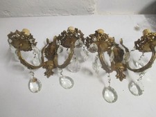 PAIRE D'APPLIQUES VINTAGE EN