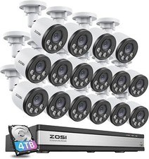 ZOSI 16CH 4K NVR PoE 4MP