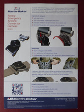 2023 DOC MARTIN BAKER EJECTION REACH ROTARY EMERGENCY AIRCREW CONNECTOR HARNESS