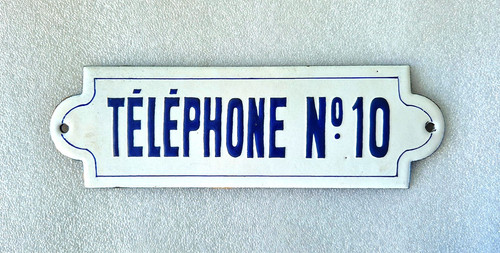 Rare plaque émaillée - rare,