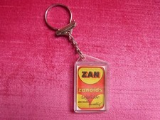 Ancien porte-clés en plastique" Réglisse Zan- Marseille Uzès" -Années 60/70