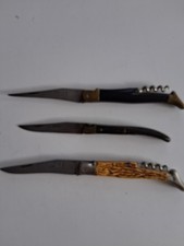 3 COUTEAUX  LAGUIOLE  LOT