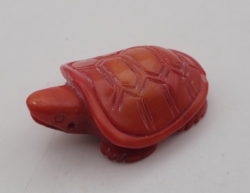 Sculpture tortue corail - en,