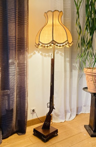 Lampadaire mousquet époque - lampadaire,