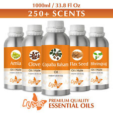 Neuf Crysalis Huiles Essentielles Gros 1000ml – Lavande, Tea Tree, Menthe & Plus