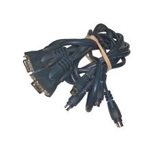 Câble Adaptateur KVM VGA Mâle 14Pin PS/2 Mâle vers VGA Mâle 14Pin PS/2 Mâle 2.4m