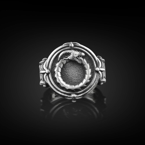 Bague chevalière homme