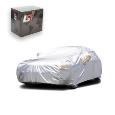 Extérieur Voiture Housse pour Étanche Bâche Couverture de Protection Argenté M