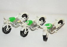 Lot ancien jouet PLAYMOBIL 3 Motos police vintage Incomplet 1976
