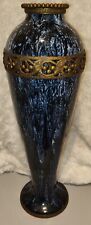 Magnifique Grand Vase Art Deco  Boch Belgium Tbe 46 Cm