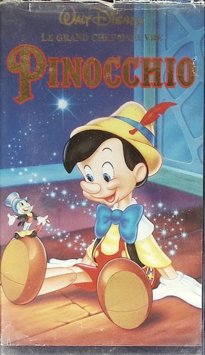 Pinocchio cassette vidéo - pinocchio,
