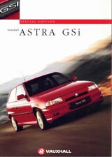 Catalogue Brochure Vauxhall Astra GSI 12/1996 Grande Bretagne /U.K.