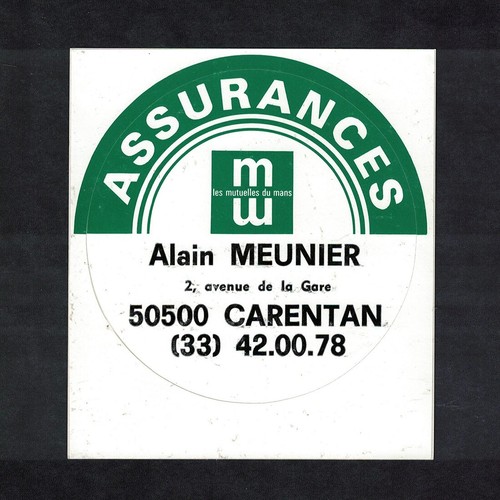 Autocollant sticker vintage - /,