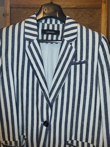 Blazer zara basic - 98%, lin